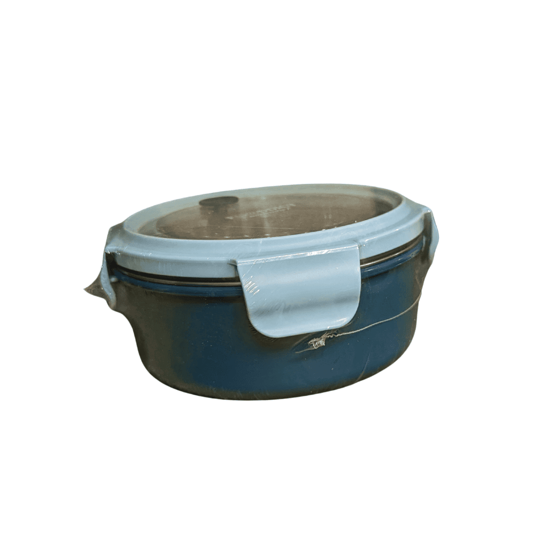Round-shaped stainless steel lunch boxLB102