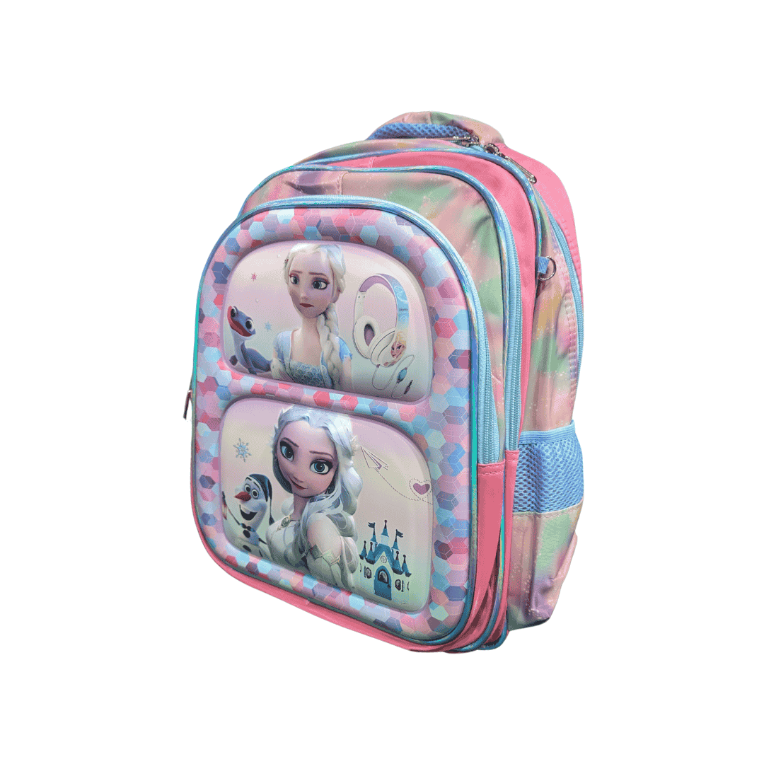 3DB125 Girls character printed School bag