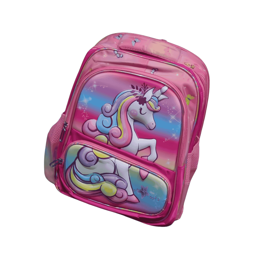 3DB127Girls Character Printed School Bags