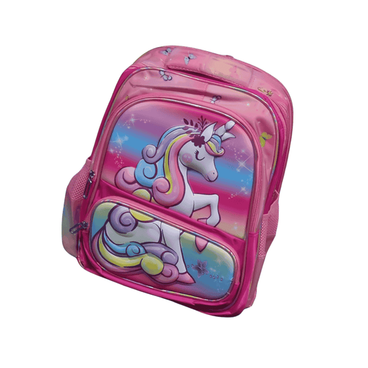 3DB127Girls Character Printed School Bags