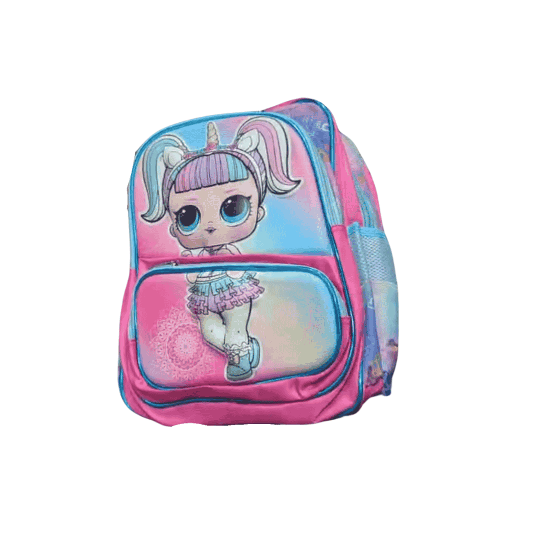 3DB127Girls Character Printed School Bags
