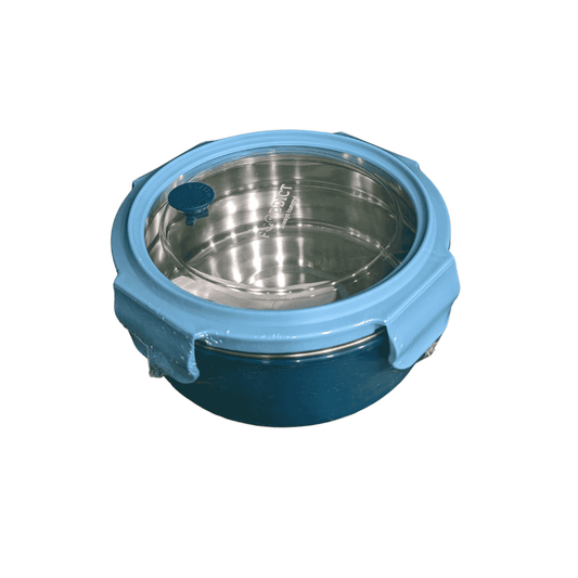 Round-shaped stainless steel lunch boxLB102