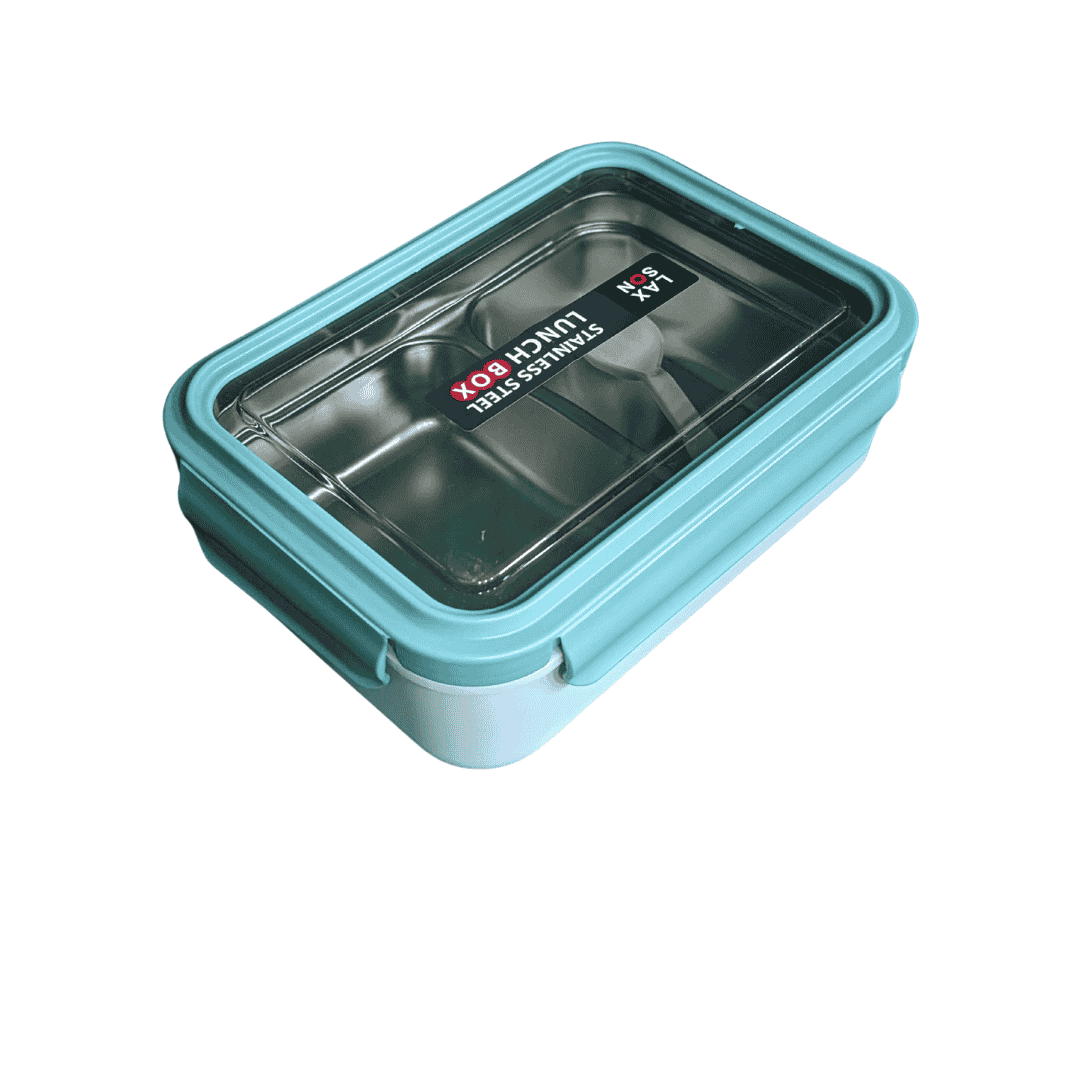 Stainlesss Steel 2 Compartment Lunch BoxesLB103